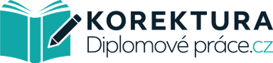 Korektura diplomové práce – logo